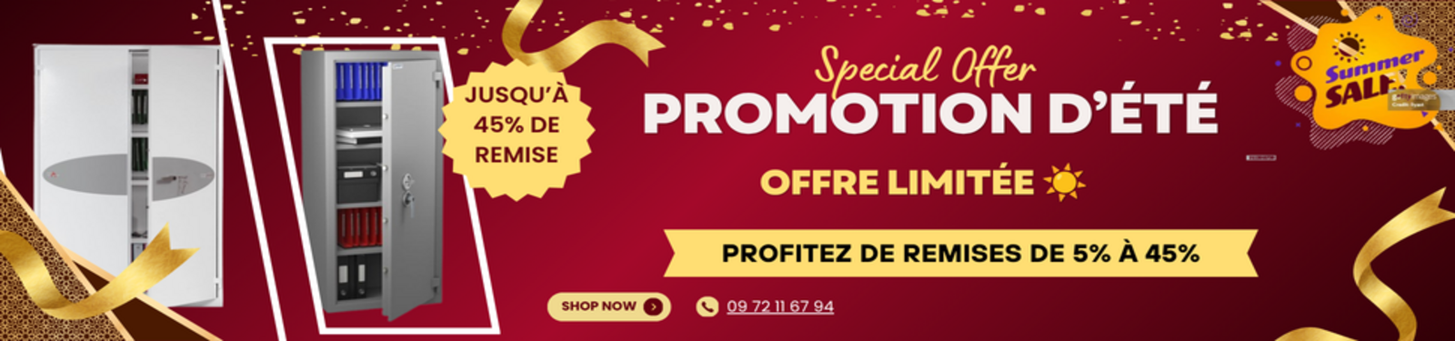 Promotions Armoires Fortes